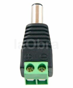 Conector DC hembra con salida 2 terminales