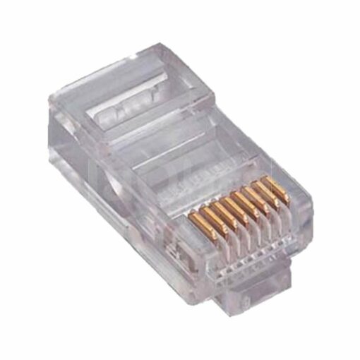 Conector RJ45 macho cable rígido