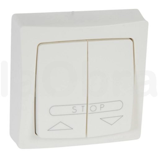 Interruptor de Pared Doble Niloé Monoblock Blanco