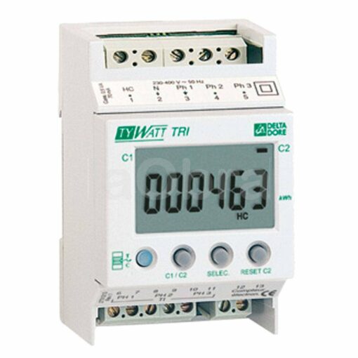 Indicador de consumo trifasico Delta Dore TYWATT TRI