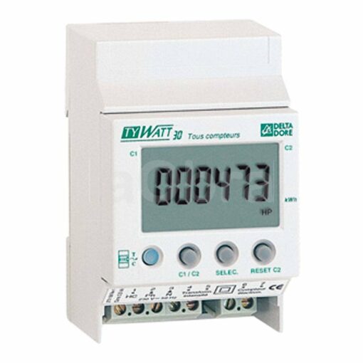 Indicadores de consumo monofásico Delta Dore TYWATT 30