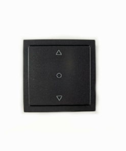 Interruptor de persiana con posición central Negro Viko Panasonic Karre Plus 92205572-SP