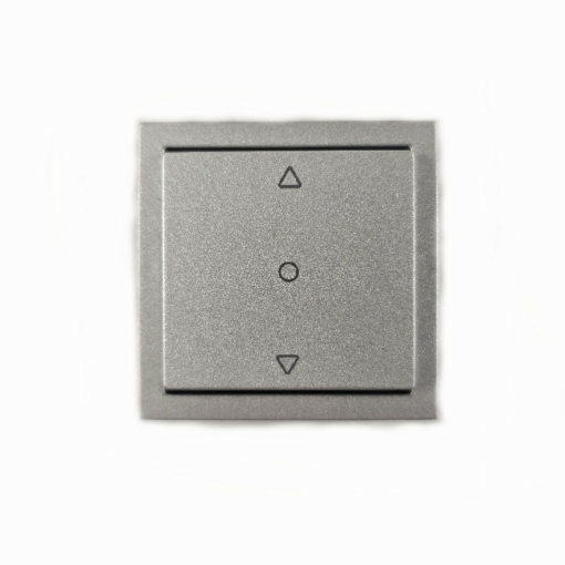 Interruptor de persiana con posición central Viko Plata Panasonic Karre Plus 92205072-SP