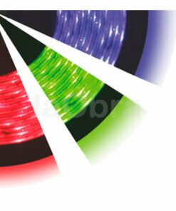 Kit tira led flexible estanca RGB con alimentador