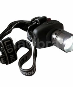 Linterna frontal led 3 w con zoom económica