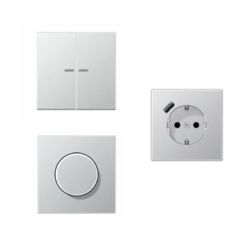 Teclas jung LS 990 aluminio