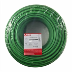 Rollo de 100 metros de Manguera eléctrica libre halógenos 2 x 4 mm²