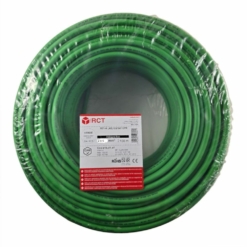 Rollo de 100 metros de Manguera eléctrica libre halógenos 2 x 6 mm²