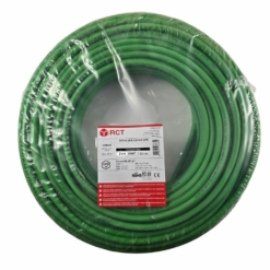 Rollo de 50 metros de Manguera eléctrica libre halógenos 2 x 6 mm²