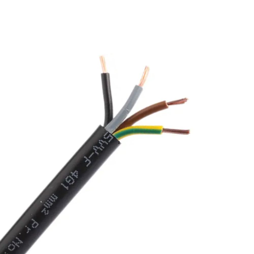 Cable Eléctrico H05VV-F MAS Premium – 2, 3 O 5 Hilos, Sección 0.75 A 2.5 Mm², Longitudes De 5 A 100 M