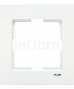 Marco blanco Viko Karre 1 elemento