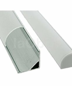 Perfil aluminio ángulo para tira led