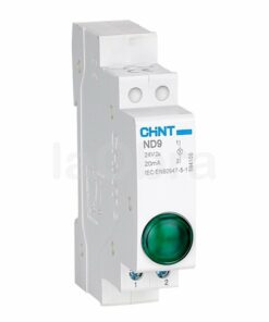 Piloto LED modular 230V CA/CC Chint verde