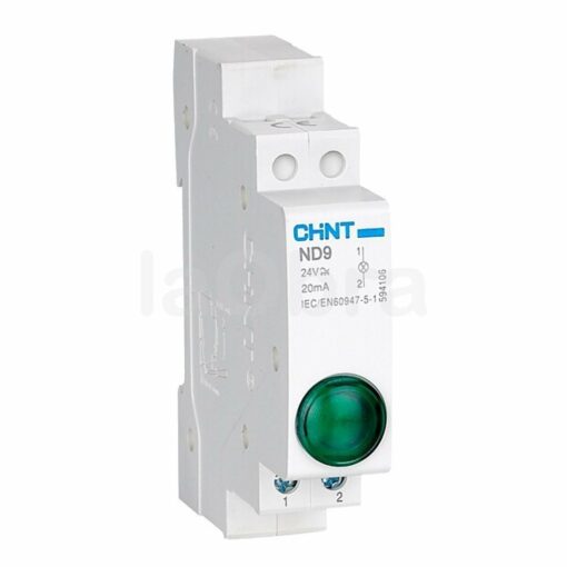 Piloto LED modular 230V CA/CC Chint verde