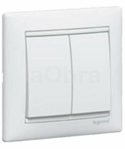 Pulsador doble Legrand Valena