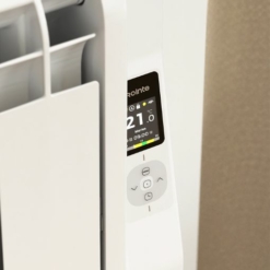 Radiador Kyros blanco detalle