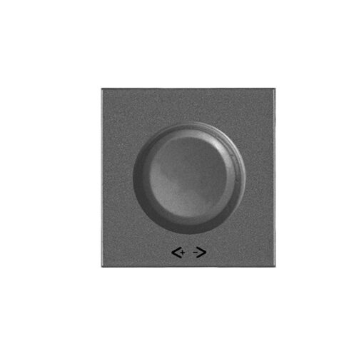 Tapa frontal para regulador de iluminación en gris oscuro Panasonic Karre Plus WKTR05281DG