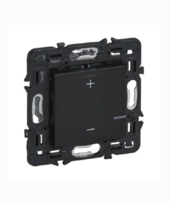 Regulador universal con pulsador Legrand Valena Next Negro 741454A