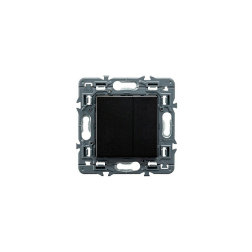 Regulador universal con pulsador Legrand Valena Next Negro