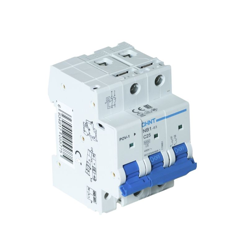 Sobretensión permanente con interruptor general BAST de Chint