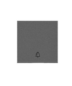 Tecla gris oscuro para pulsador con símbolo campana/timbre Panasonic Karre Plus WKTR00191DG