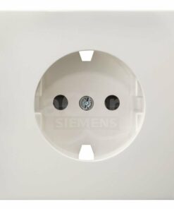 Tecla enchufe Siemens Style blanco titán