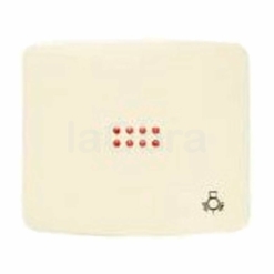 Tecla pulsador campana con visor Niessen Arco