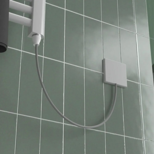 Toallero Eléctrico ELBA Cable Bajo Consumo de Rointe - Imagen 3