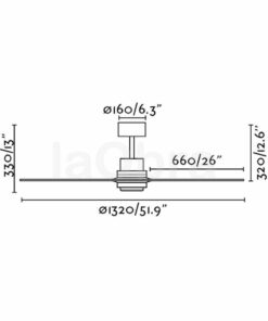 Ventilador de techo Lantau dimensiones
